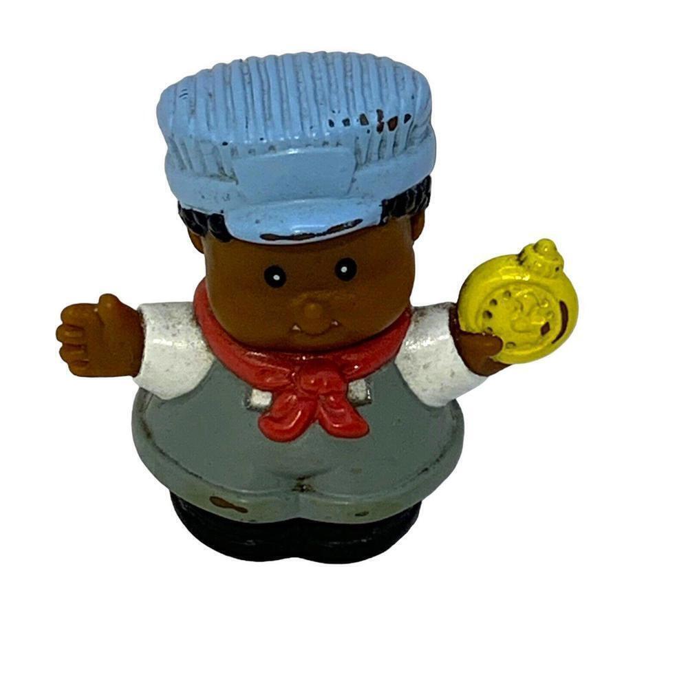Fisher Price Little People Fun Sounds Village Train Station Conductor Vintage‌‌